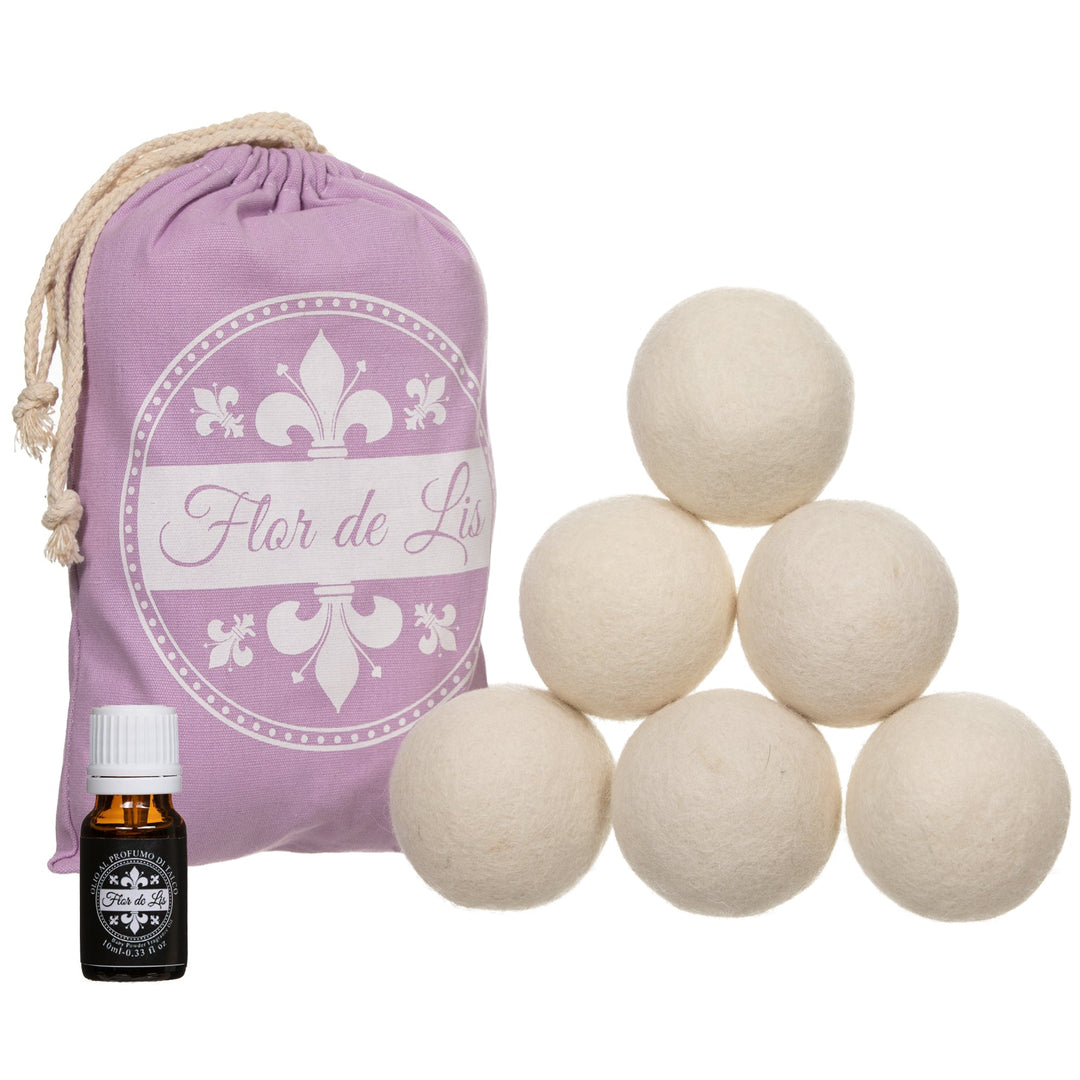 PALLINE ASCIUGATRICE - Flor De Lis - Fragranze di Lusso per Bucato e Casa