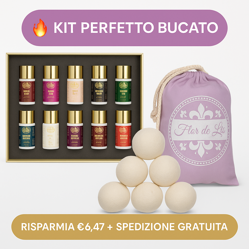 KIT BUCATO  LUXURY BOX + PALLINE ASCIUGATRICE