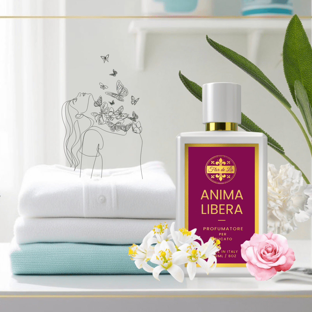 Anima Libera, Profumatore Bucato Concentrato per Lavatrice. - Profumatore Bucato Concentrato per Lavatrice | Flor De Lis