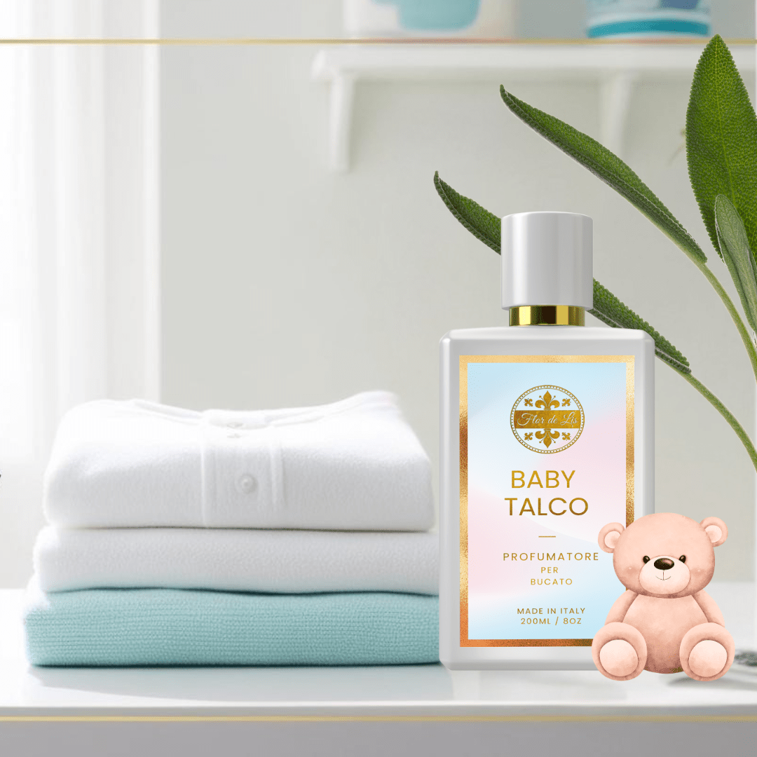 Baby Talco, Profumatore Bucato, concentrato per Lavatrice. - Profumatore Bucato Concentrato per Lavatrice | Flor De Lis