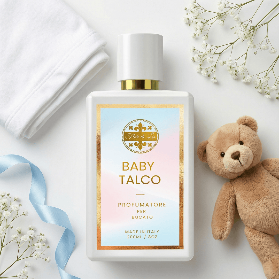 Baby Talco, Profumatore Bucato, concentrato per Lavatrice. - Profumatore Bucato Concentrato per Lavatrice | Flor De Lis