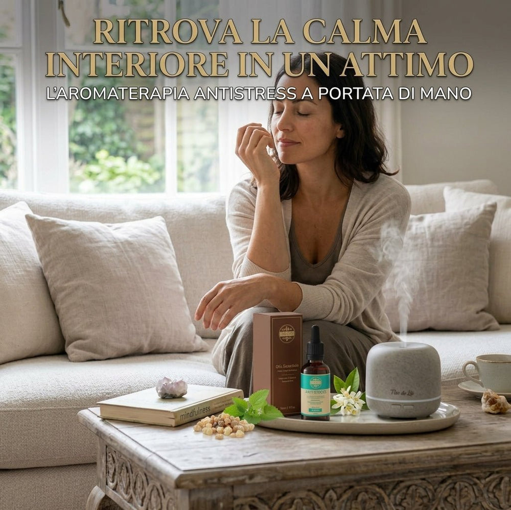 Blend Aromatico ,Anti-Stress ,100% Puro e Naturale, per Diffusori Ambiente, Aromaterapia - Profumatore Bucato Concentrato per Lavatrice | Flor De Lis