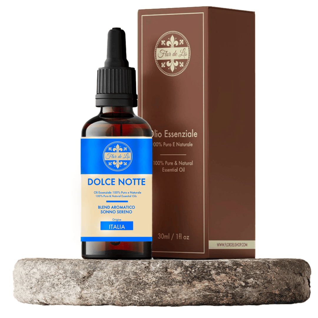 Blend Aromatico ,Dolce Notte ,100% Puro e Naturale, per Diffusori Ambiente, Aromaterapia - Profumatore Bucato Concentrato per Lavatrice | Flor De Lis