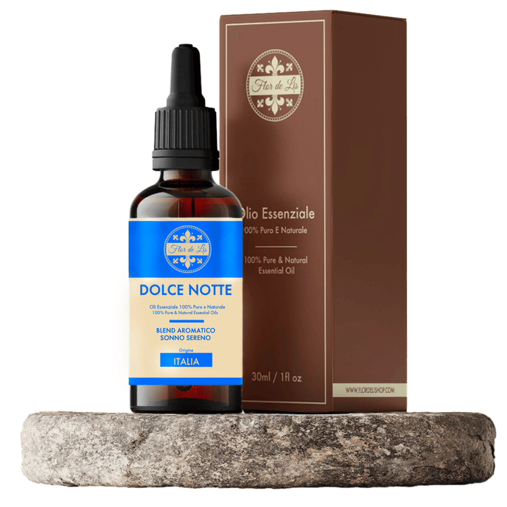 Blend Aromatico ,Dolce Notte ,100% Puro e Naturale, per Diffusori Ambiente, Aromaterapia - Profumatore Bucato Concentrato per Lavatrice | Flor De Lis