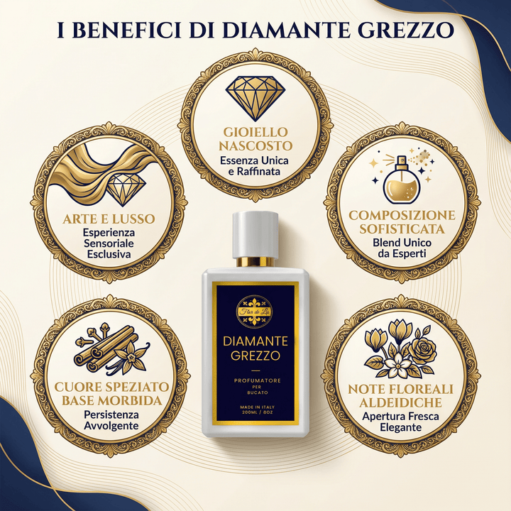 Diamante Grezzo, Profumatore Bucato Concentrato, per Lavatrice, - Profumatore Bucato Concentrato per Lavatrice | Flor De Lis