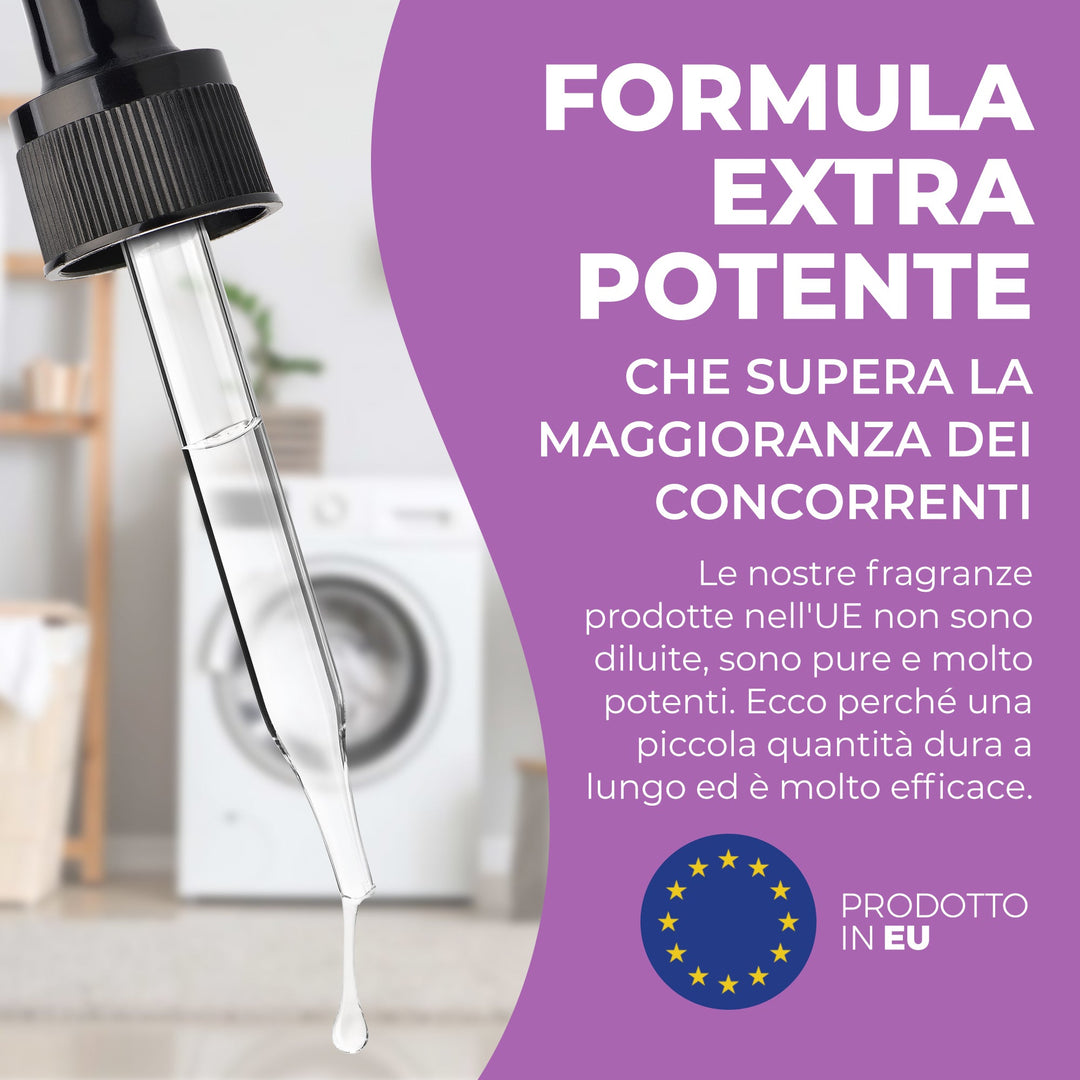 Esclusivo Profumo per Asciugatrice,Olio alla Fragranza di Lino Fresco Flor De Lis - Profumatore Bucato Concentrato per Lavatrice | Flor De Lis