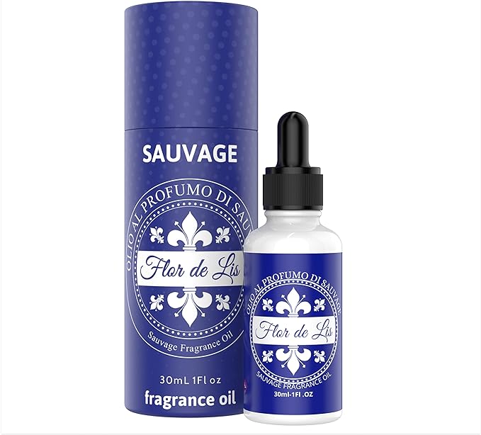 Esclusivo Profumo per Asciugatrice,Olio alla Fragranza di Sauvage, - Profumatore Bucato Concentrato per Lavatrice | Flor De Lis