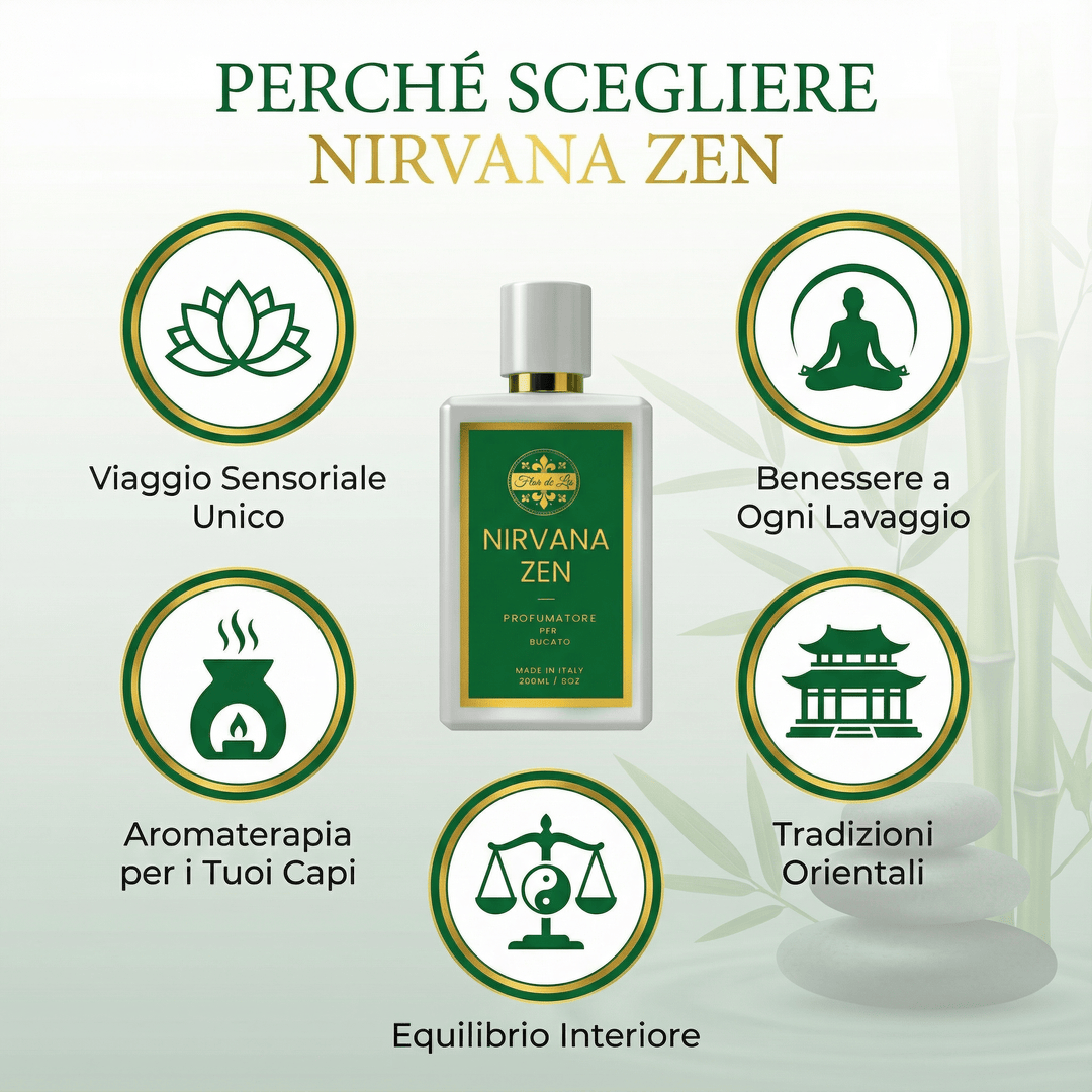 Nirvana Zen, Profumatore Bucato Concentrato per Lavatrice - Profumatore Bucato Concentrato per Lavatrice | Flor De Lis