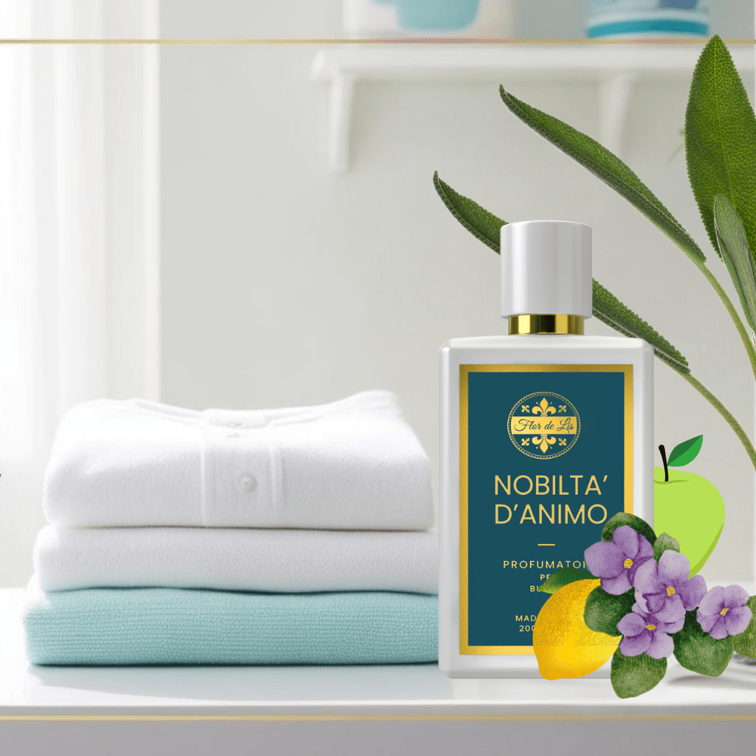 Nobiltà D'animo, Profumatore Bucato Concentrato, per Lavatrice, - Profumatore Bucato Concentrato per Lavatrice | Flor De Lis