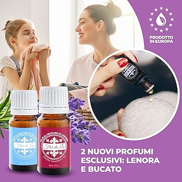 Palline Per Asciugatrice Di Lana Con Oli PROFESSIONALI Al Profumo Di Ammorbidente e Bucato - Profumatore Bucato Concentrato per Lavatrice | Flor De Lis