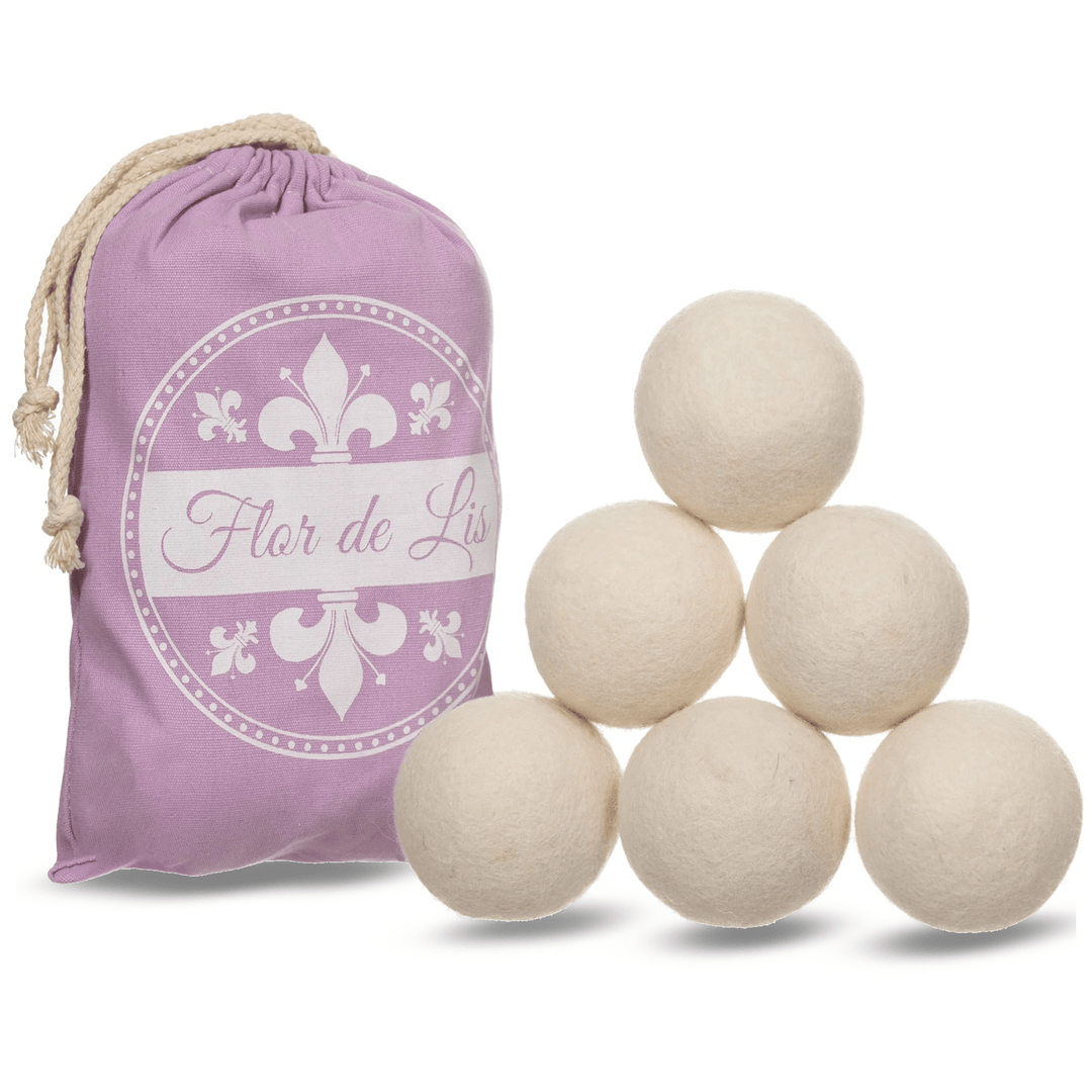 Palline Per Asciugatrice di lana merinos - Profumatore Bucato Concentrato per Lavatrice | Flor De Lis