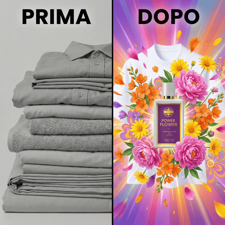 Power Flower, Profumatore Bucato Concentrato per Lavatrice. - Profumatore Bucato Concentrato per Lavatrice | Flor De Lis