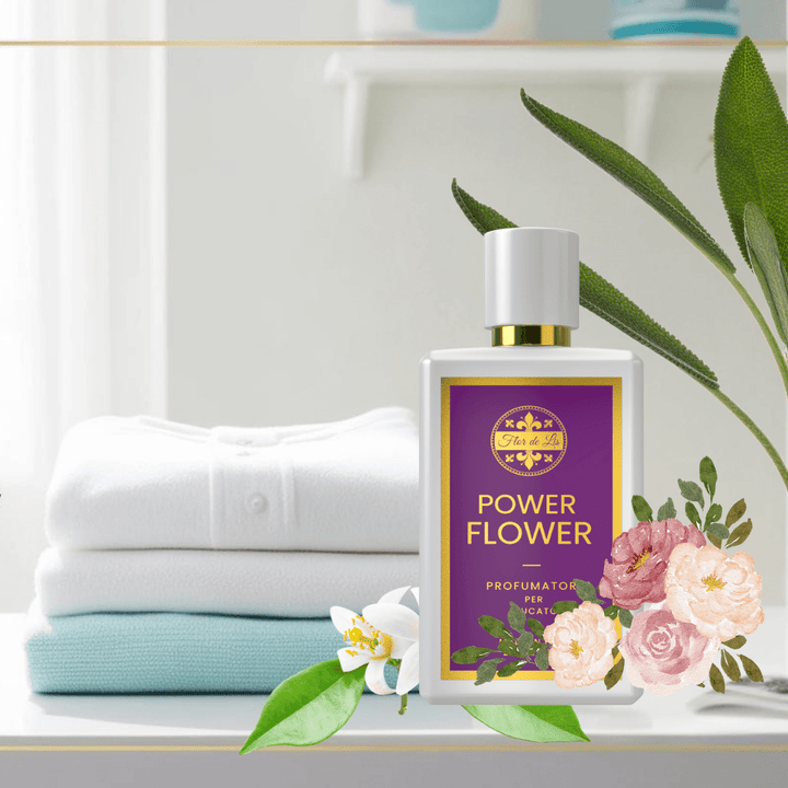 Power Flower, Profumatore Bucato Concentrato per Lavatrice. - Profumatore Bucato Concentrato per Lavatrice | Flor De Lis