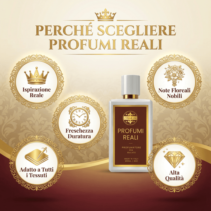 Profumi Reali, Profumatore Bucato Concentrato, per Lavatrice. - Profumatore Bucato Concentrato per Lavatrice | Flor De Lis